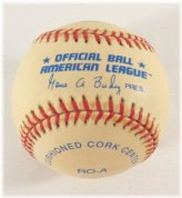 Heritage Game-Used Baseball from Gene Budig Era