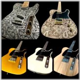 Tele Slab 6-String Electric Guitar - Lightweight and Colorful