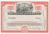 Sunset Express Stock Certificate