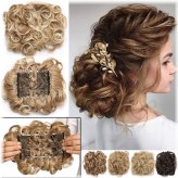 Curly Updo Hair Extension Clip