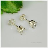 Sterling Silver Snap Tite Earring Settings