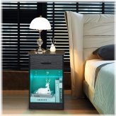 ChargeMate Bedside Table - USB Charging End Table for Bedroom