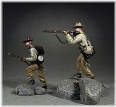 Confederate Infantry Scrambling Up Set