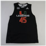 Miami Hurricanes adidas Practice Jersey - Men's Black