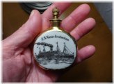 Ocean Liner Maiden Voyage Collectible Bottle Sign