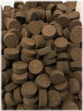 Dark Rubberized Cork Rings - 1/2" Solid Pack