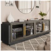 Versatile Storage Console for Dining and Living Spaces