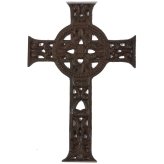 Celtic Rustic Cross - Easter Religious Wrought Iron Decoration