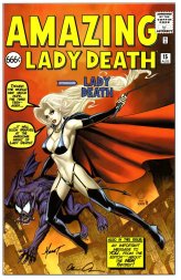 Marvelous Homage Art Print by Marat Michaels & Brian Pulido