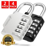 SecureLock 4-Digit Code Padlock for Travel, Luggage, Suitcase, School, Gym, and Locker Use