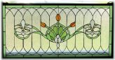 Fleur De Lis Stained Glass Window Panel