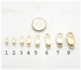 Golden Lock Clasp for Jewelry