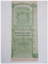 Appalachian Resource Heritage Certificate