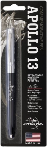 Apollo 13 Black Ink Ballpoint Pen