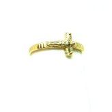 Golden Cross Ring - Size 3 1/2