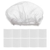 Sun-Ready Hair Protection Caps: 100 Disposable Caps for Tanning, Salon and Spa Use