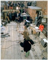 Iconic Rooftop Concert Moment - 8x10 Photo