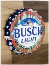 Rustic Hunter's Bottle Cap Beer Sign