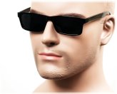 Slim Square Black Sunglasses