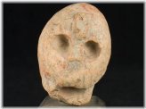 Pre-Columbian Stone Statue Head - 2 Inches