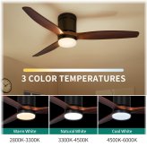 BreezeWood Remote-Controlled Ceiling Fan
