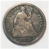 1872 Seated Half Dime - Premium Image Collection