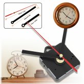 Precision Timekeeping Kit: USA Stock Black Hands Quartz Clock Movement with Battery Operation