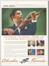 Vintage Nathan Milstein Violin Ad Print
