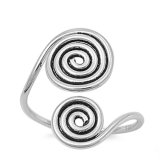 Twisted Silver Toe Ring