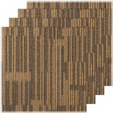 Earth Tone Patchwork Carpet Tiles