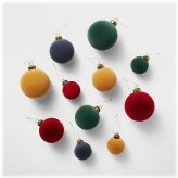 Velvet Christmas Ornament Collection