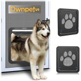 MagLatch Pet Door - Self-Closing Screen Flap for Large Dogs and Cats