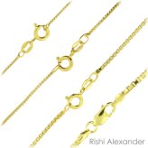 Golden Box Chain Necklace