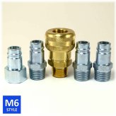 Brass Quick Coupler for Air and Water Hoses - 6 Series by Foster