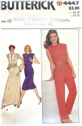 Retro Chic Dress and Jumpsuit Pattern for Women