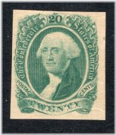 Civil War Era Washington Stamp - Mint Lightly Hinged