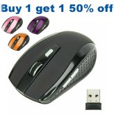 Nomad Navigator - Wireless Optical Mouse with USB Receiver