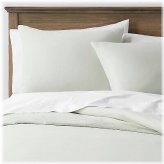 Sage Washed Cotton Sateen Duvet & Sham Set
