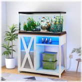 Oceanic Oasis Cabinet with LED Lighting