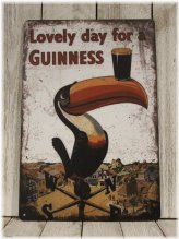 Antique Irish Pub Tin Sign