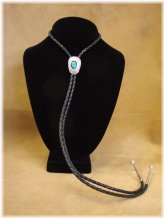 Turquoise Shadowbox Bolo Tie by Skeets