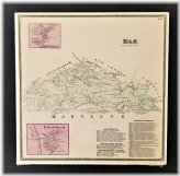 Chester County Atlas - 1873 Elk PA Map by A.R. Witmer