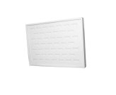 Ring Tray Display in White Faux Leather Finish
