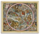 Harmonia Macrocosmica Hemisphere Map - 1660