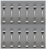 Colonial Boston Salad Forks - Set of Twelve