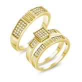 Golden Harmony Zirconia Trio