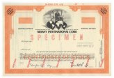 Albany International Corp. Specimen Stock Certificate