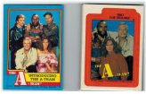 A-Team Collectible Set with Mr. T Rookie Card and Stickers