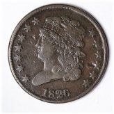 1826 Classic Head Half Cent in XF Condition
