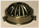 Antique Brass Finish Steel Shade Holder